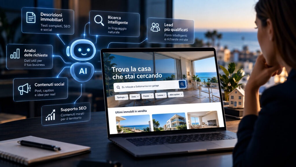 intelligenza artificiale per siti agenzie immobiliari